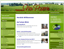 Tablet Screenshot of neu-poserin.de